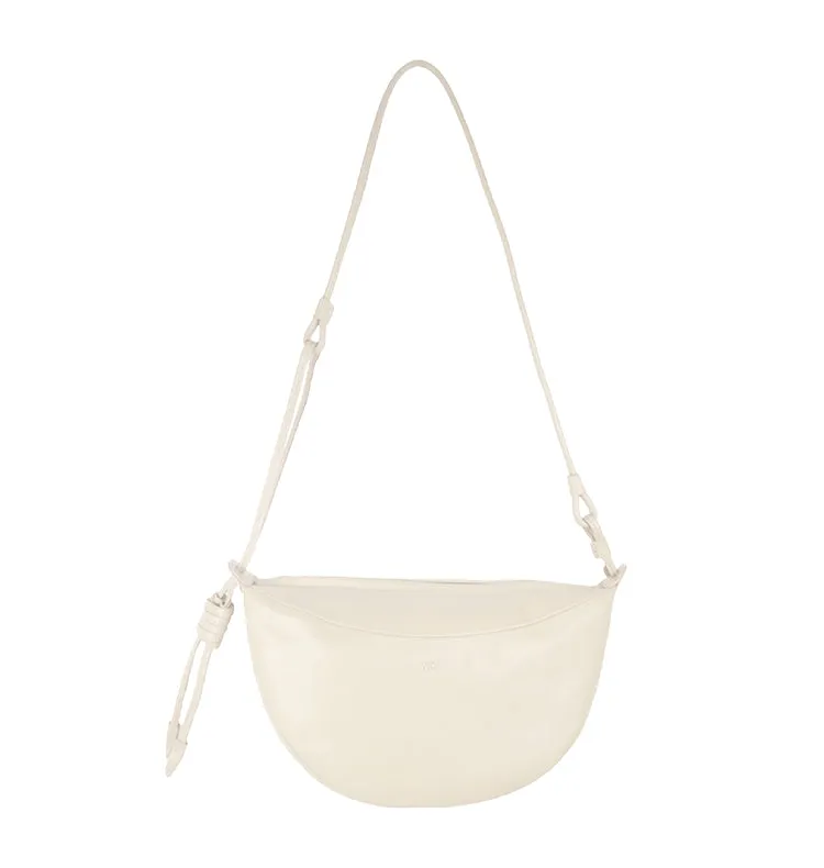 Wos Zoba håndtaske læder creme 32 cm