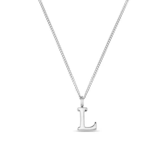 Orelia LUXE L Initial halskæde sølv bogstav