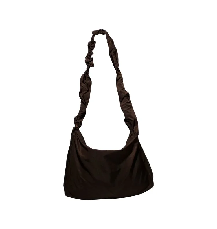 Wos Tilda taske stor brun nylon