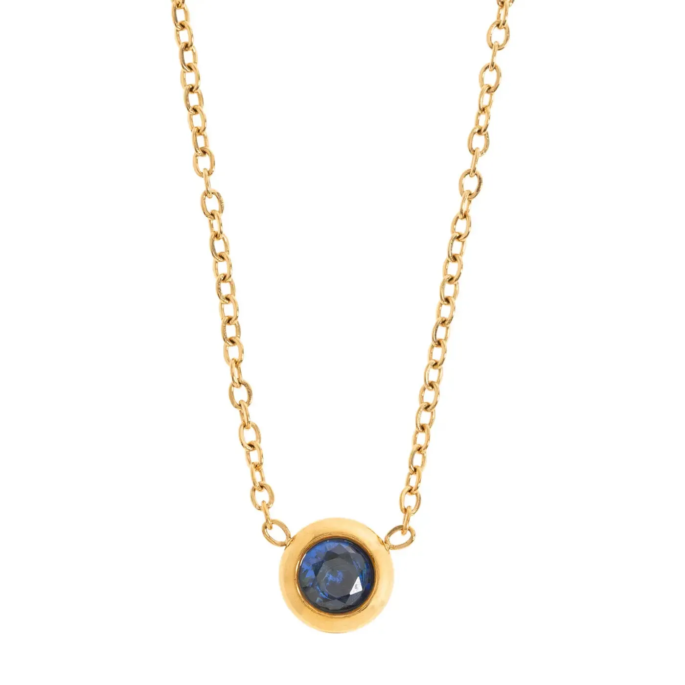 TIMI OF SWEDEN Chakra Krystal halskæde Crown violet