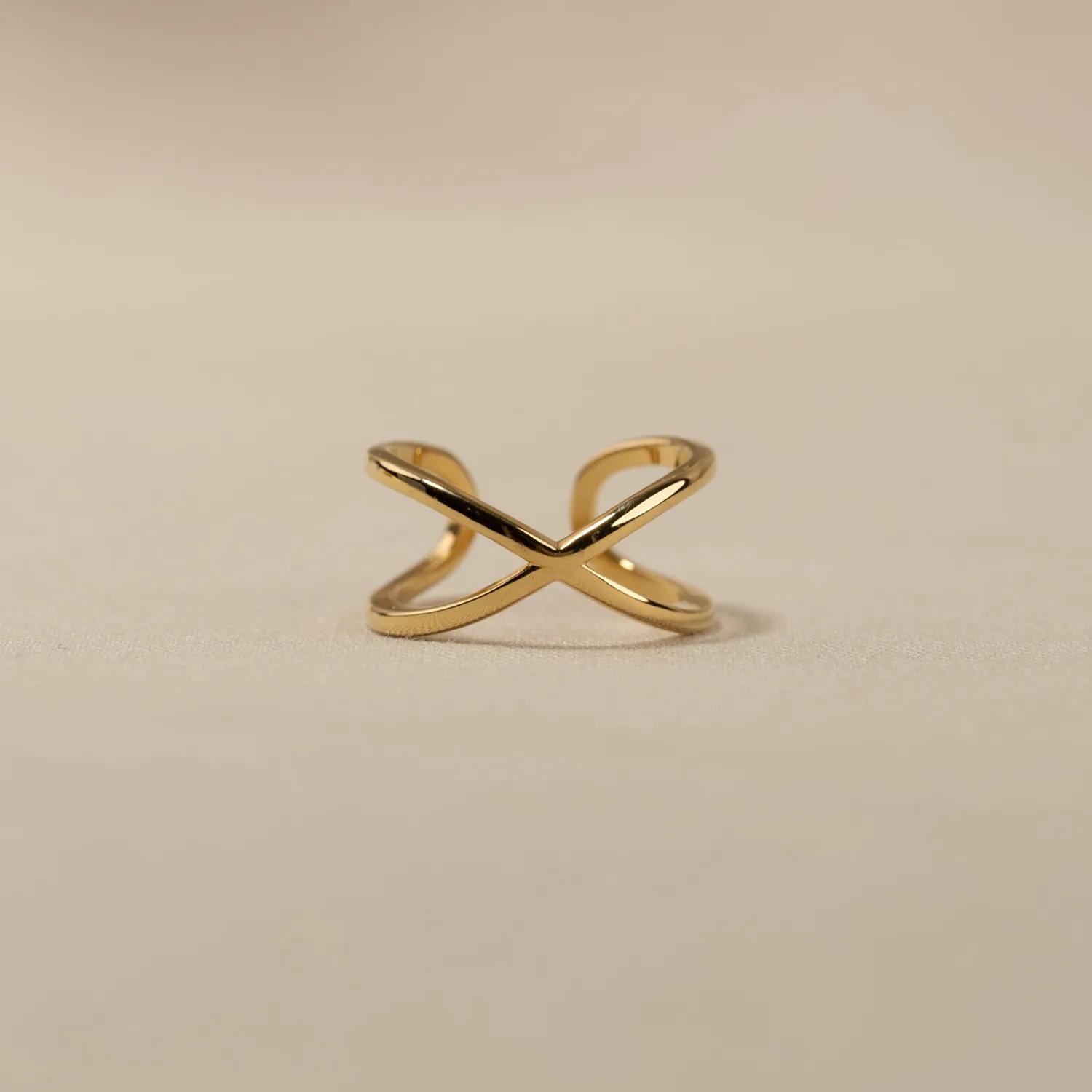 Sisi Copenhagen Anastasia ring forgyldt justerbar