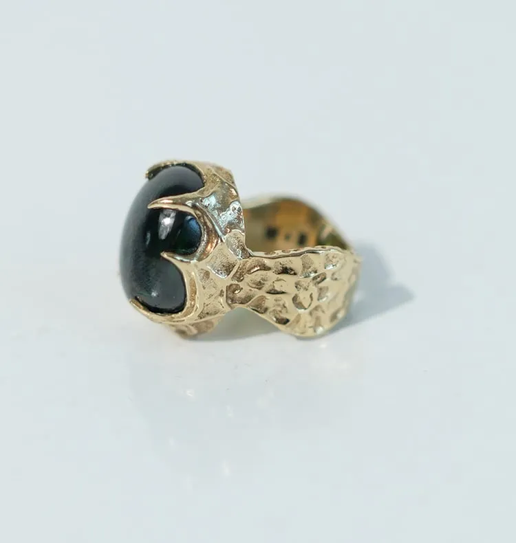 Wos Bedazzled Draco ring messing justerbar 17