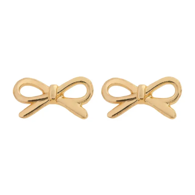TIMI OF SWEDEN Juliette sløjfe ørestikker forgyldt 3x7 mm