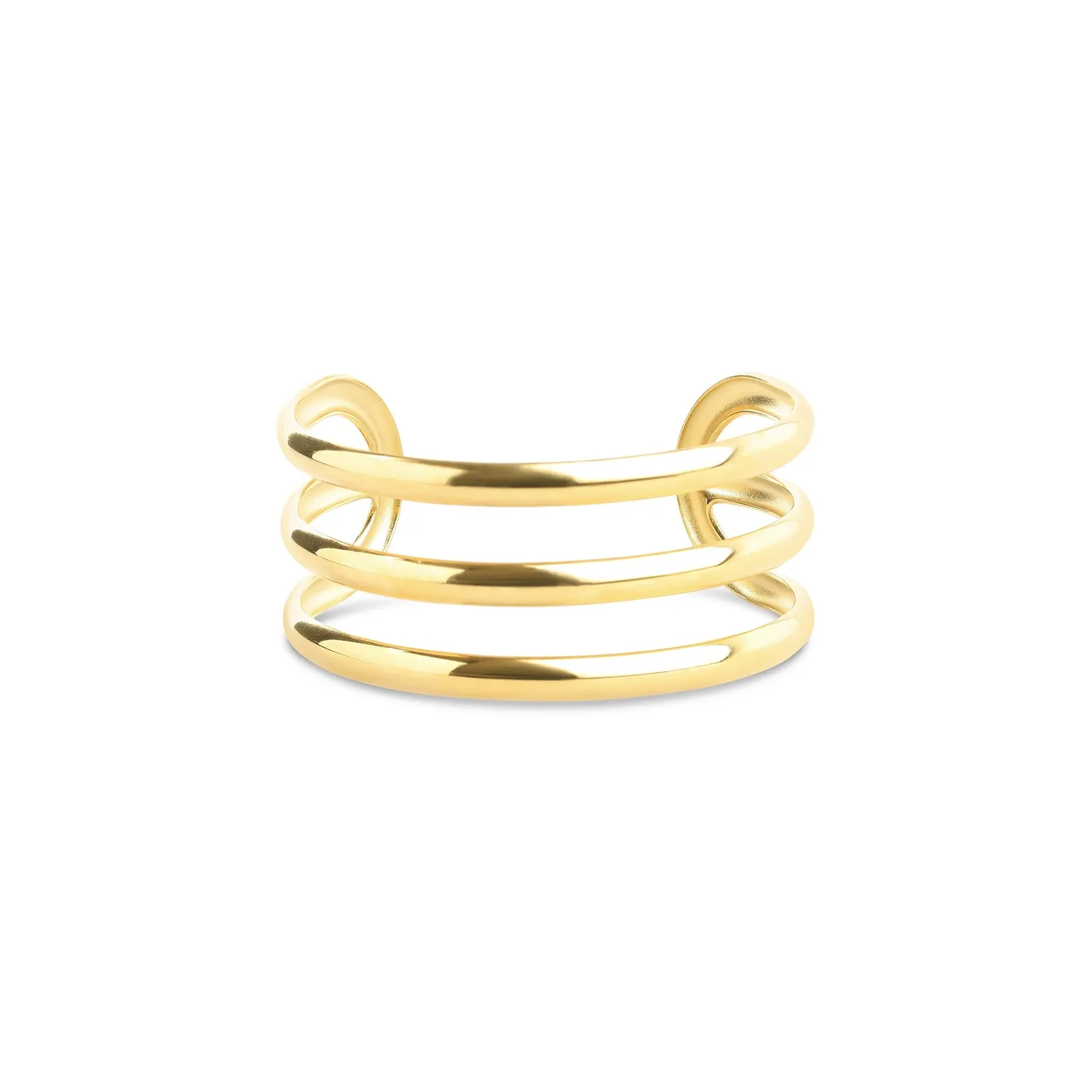 TIMI OF SWEDEN Norma trippel armbånd guld rustfrit stål