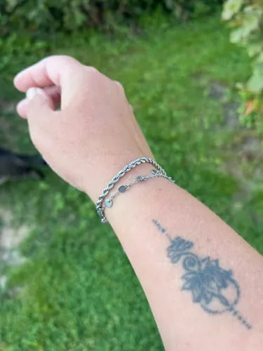TIMI OF SWEDEN Eden armbånd snoet kæde guld 18 cm