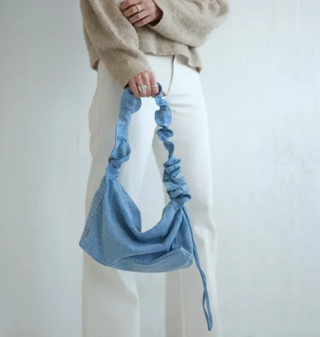 Wos Tilda taske denim blå 36 cm