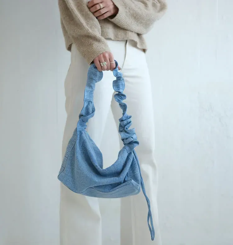 Wos Tilda taske denim blå 36 cm