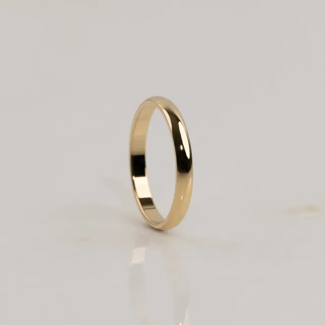 Sisi Copenhagen Classic D-Profile vielsesring guld 3mm