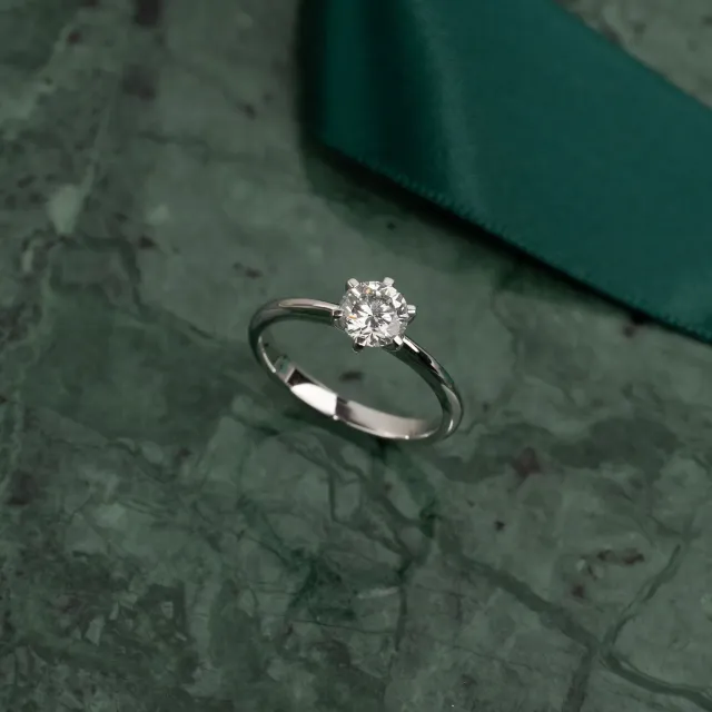 Sisi Copenhagen Classic Solitaire diamantring 0,75 ct hvidguld