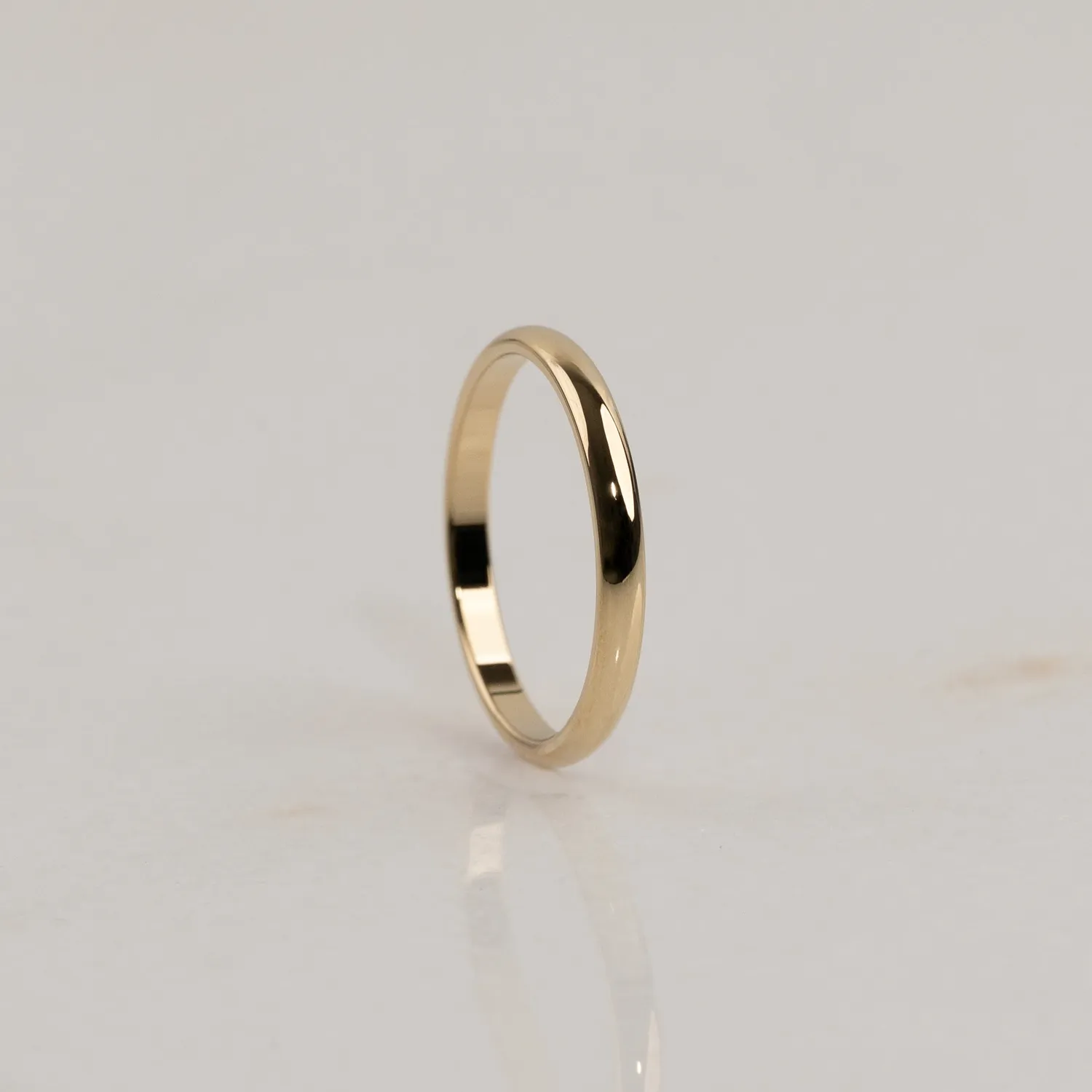 Sisi Copenhagen Classic D-Profile vielsesring guld 14kt