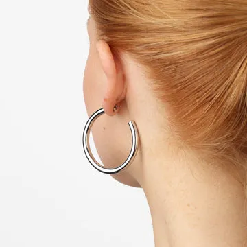 TIMI OF SWEDEN Stine hoop øreringe stål 40 mm vandtætte