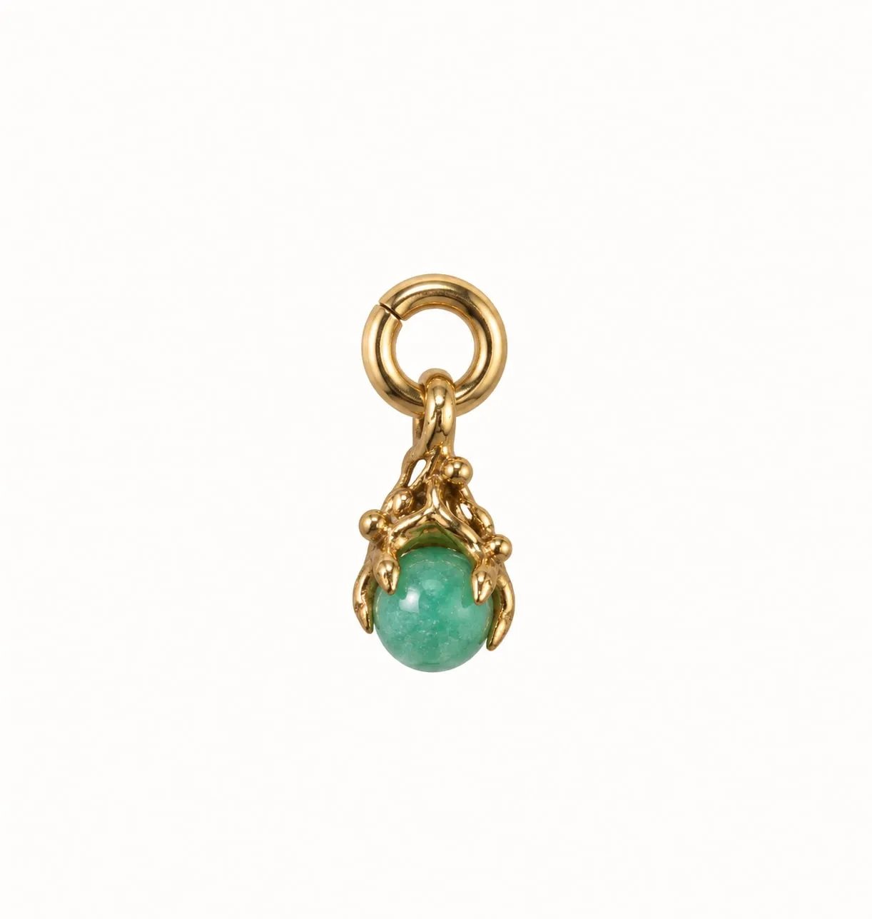 WOS x Bedazzled månedssten charm messing