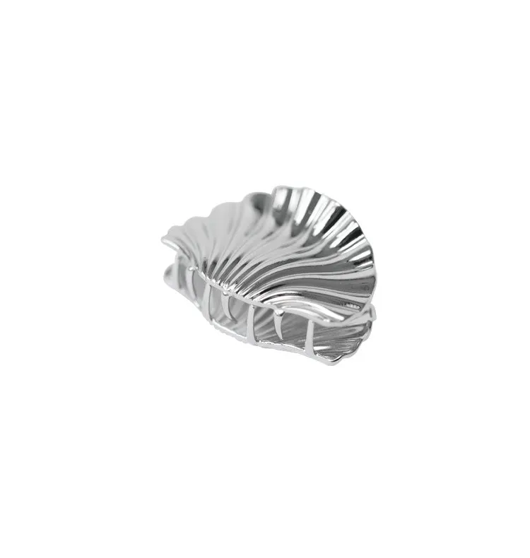 Wos Up Shell Mini hårklemme sølv musling