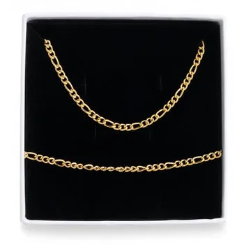TIMI OF SWEDEN Hedda smykkesæt guld halskæde armbånd