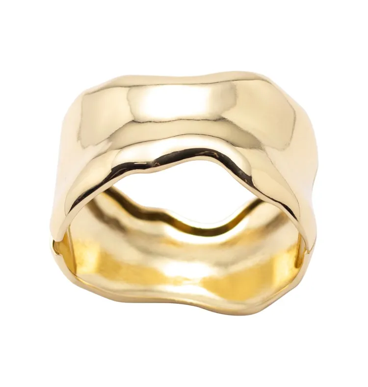Wos Up Yenni armbånd guld bangle messing
