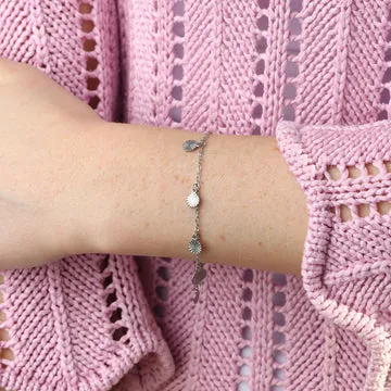 TIMI OF SWEDEN Liv coin armbånd 17 cm guld