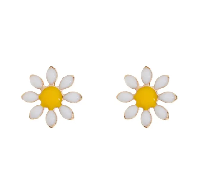 TIMI OF SWEDEN Doris daisy ørestikker guld 6 mm