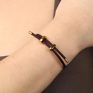 TIMI OF SWEDEN Cordelia armbånd guld justerbar rustfrit