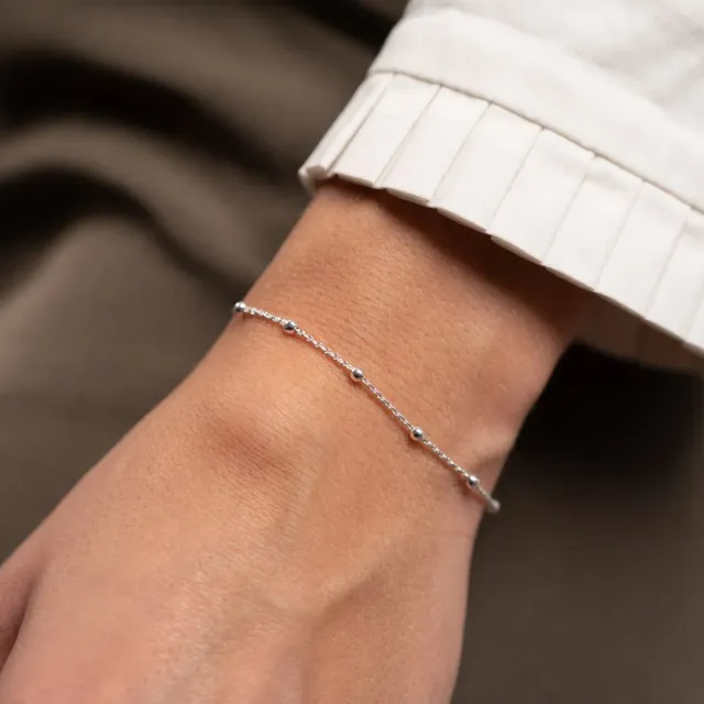 Sisi Copenhagen Alfa armbånd sterlingsølv 15,5-19,5 cm