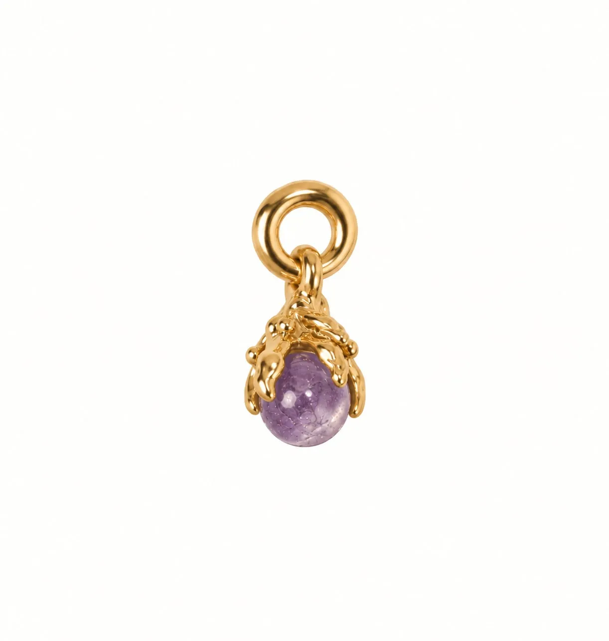 WOS x Bedazzled månedssten charm messing