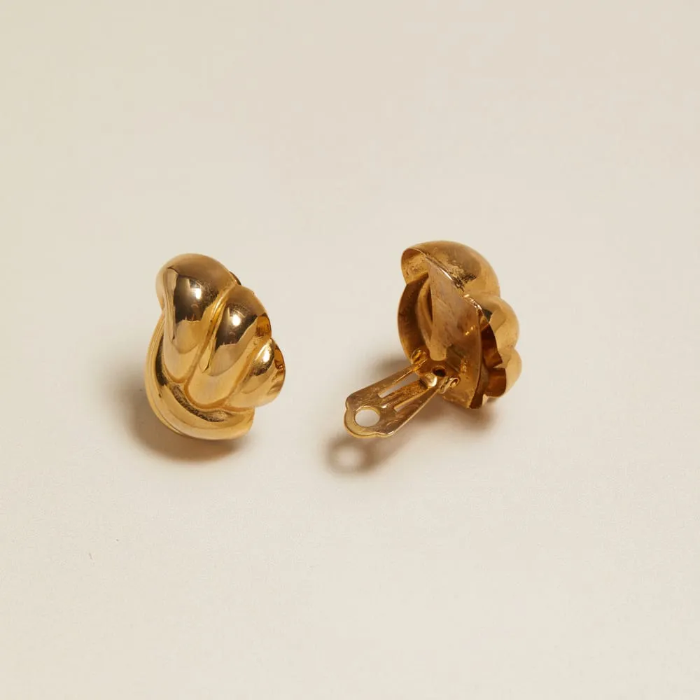 Orelia Vintage Sculpted Knot clip-on øreringe