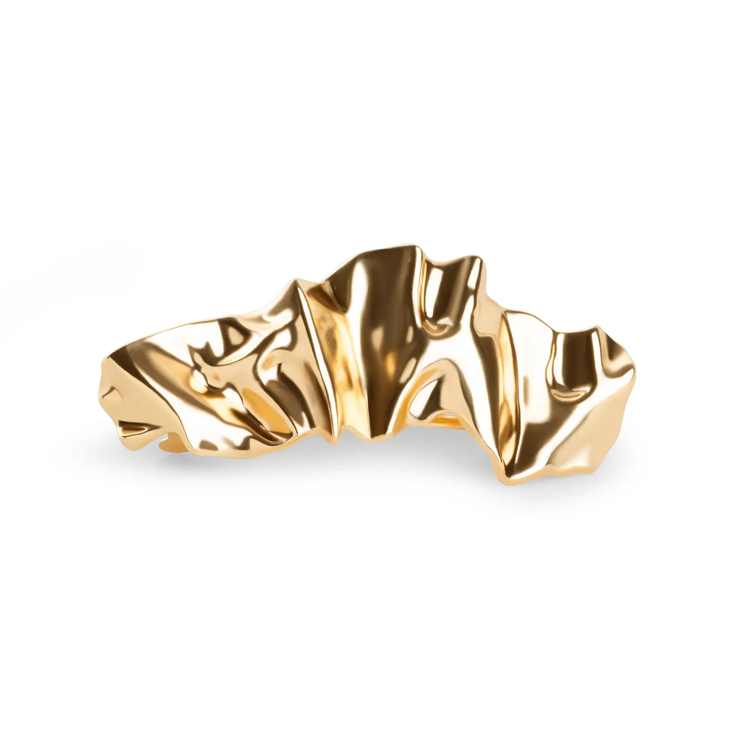 Timi of Sweden Gudrun hårspænde guld 77 mm legering