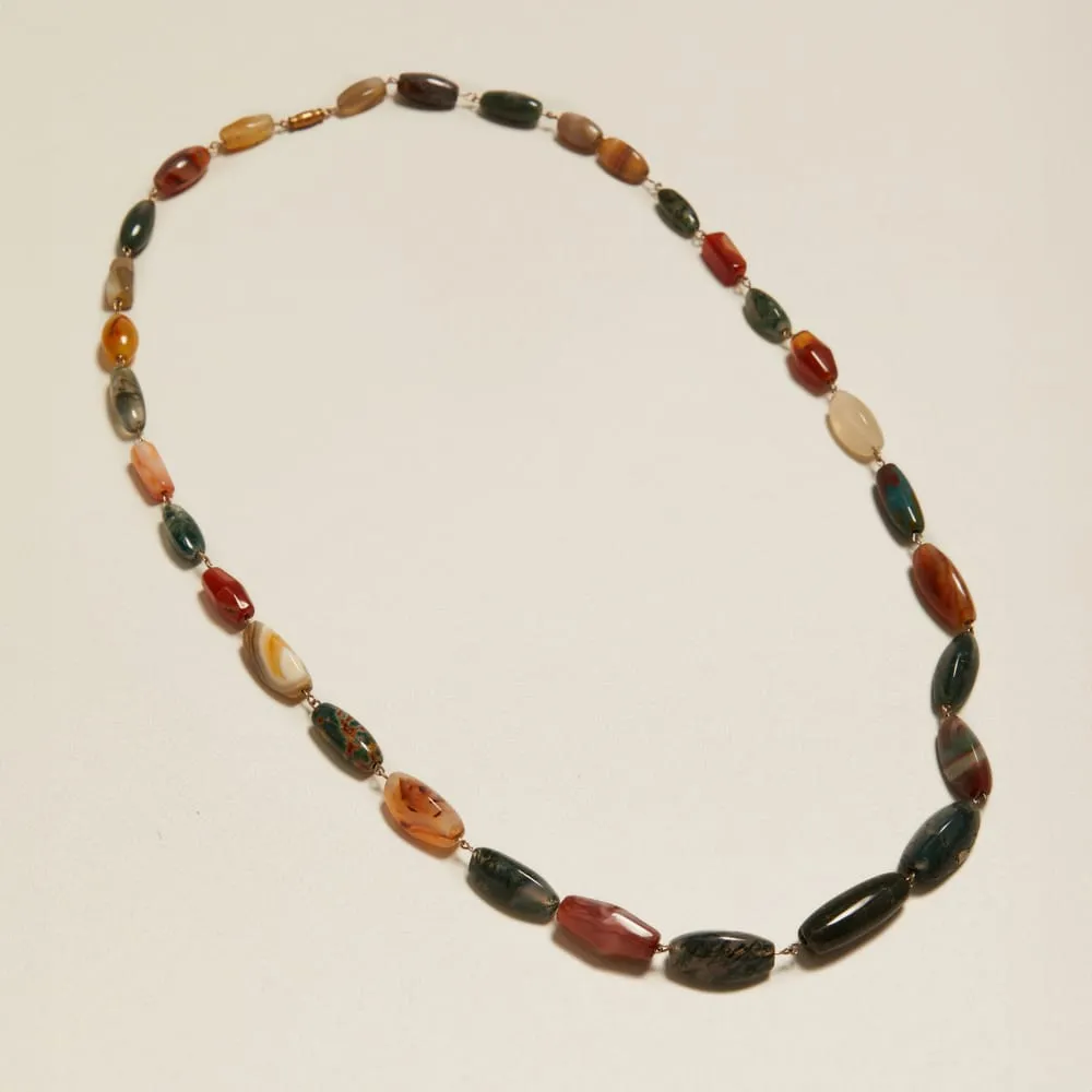 Orelia Vintage Colourful Beaded halskæde kulørt