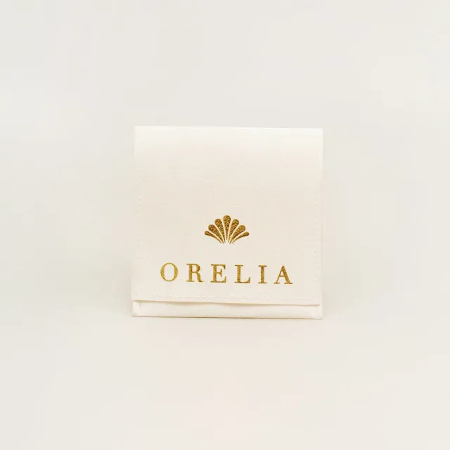 Orelia Soft Gift Pouch smykkepose kalk microfiber