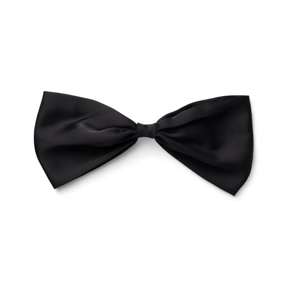 Orelia Oversized Bow hårspænde sort stor sløjfe