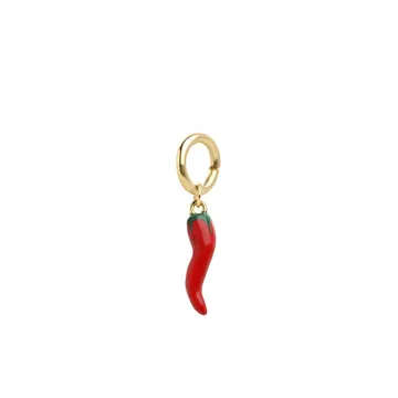 Timi of Sweden Eala Red Chili charm rustfrit stål rød vandtæt