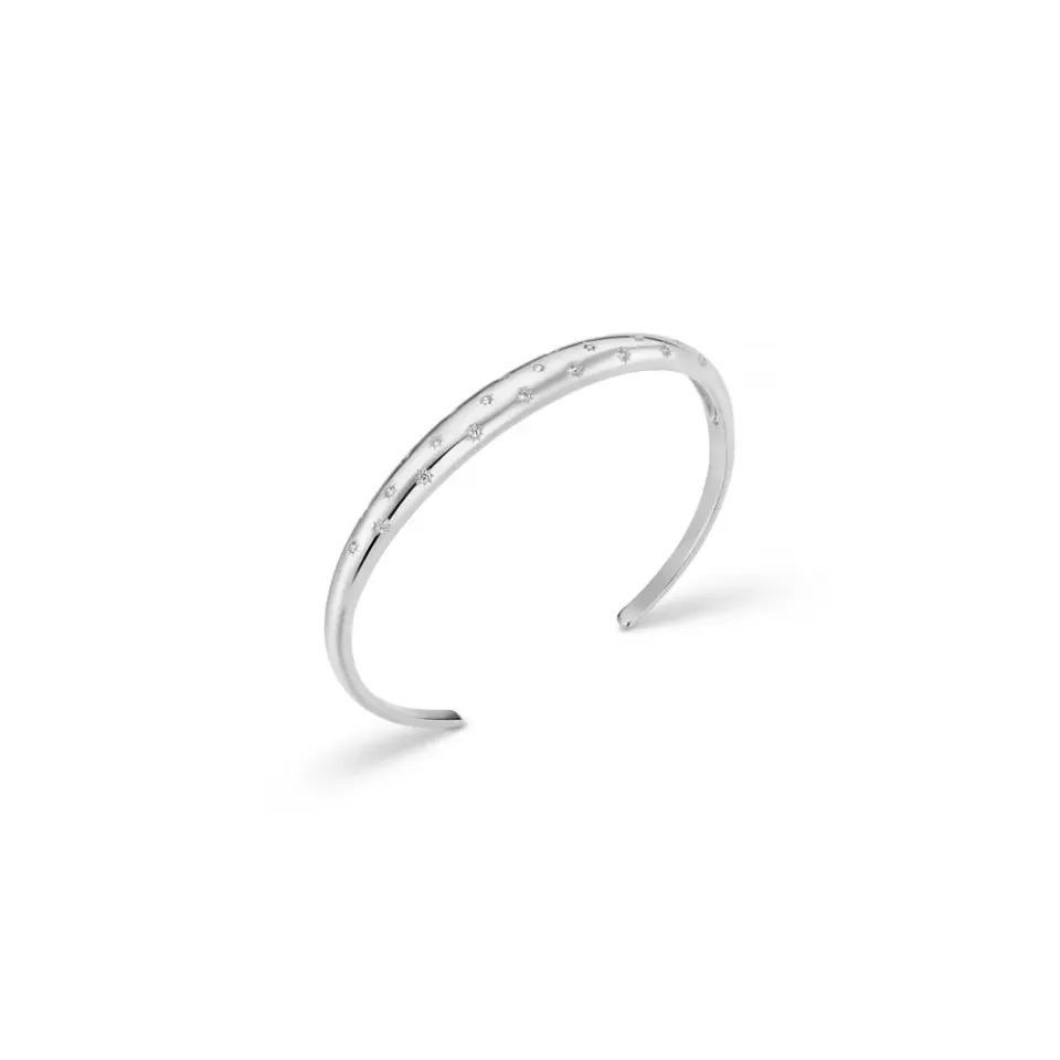 Orelia Crystal Starburst Domed armbånd sølv krystal