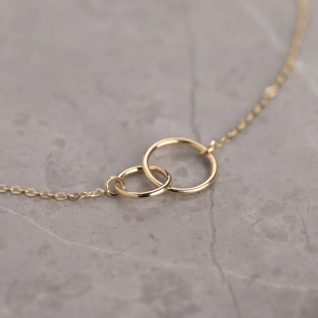Sisi Copenhagen Una guld armbånd ankerkæde 20 cm