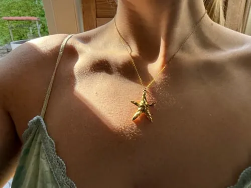 TIMI OF SWEDEN Malin Starfish halskæde guld vandtæt