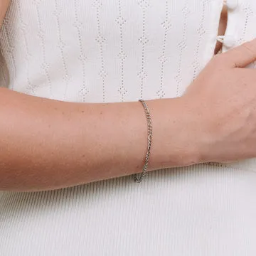 TIMI OF SWEDEN Hedda chain armbånd guld 17+3 cm