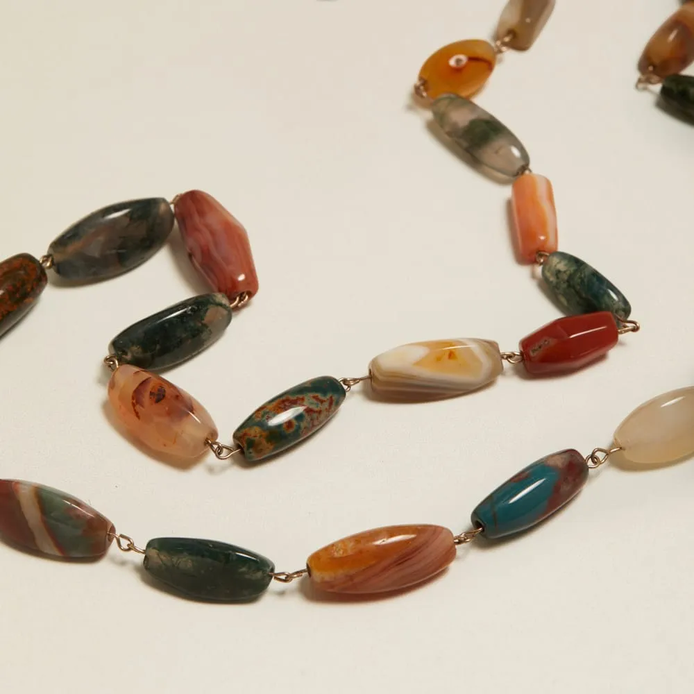 Orelia Vintage Colourful Beaded halskæde kulørt