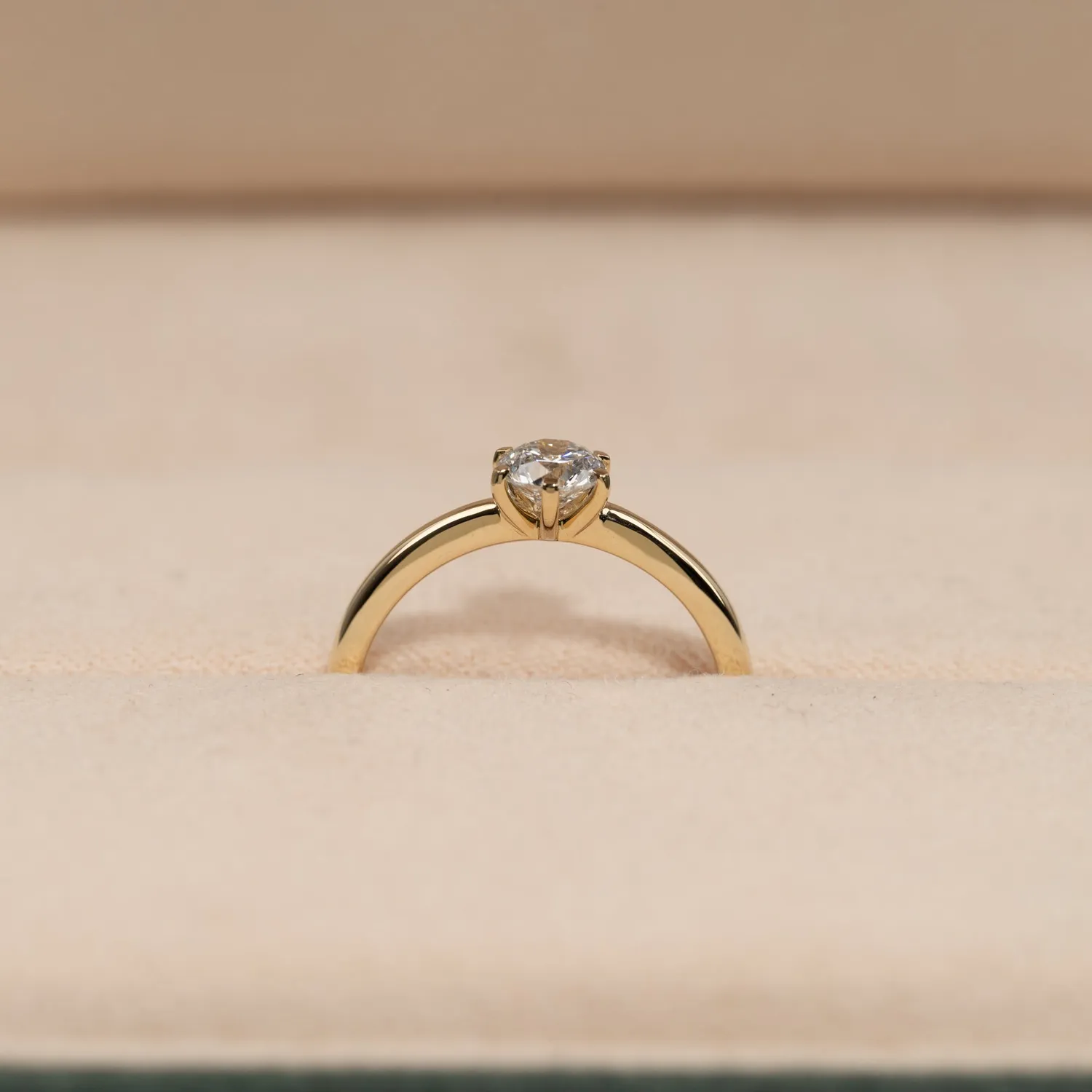 Sisi Copenhagen Solitaire diamantring 0,5ct 14kt guld