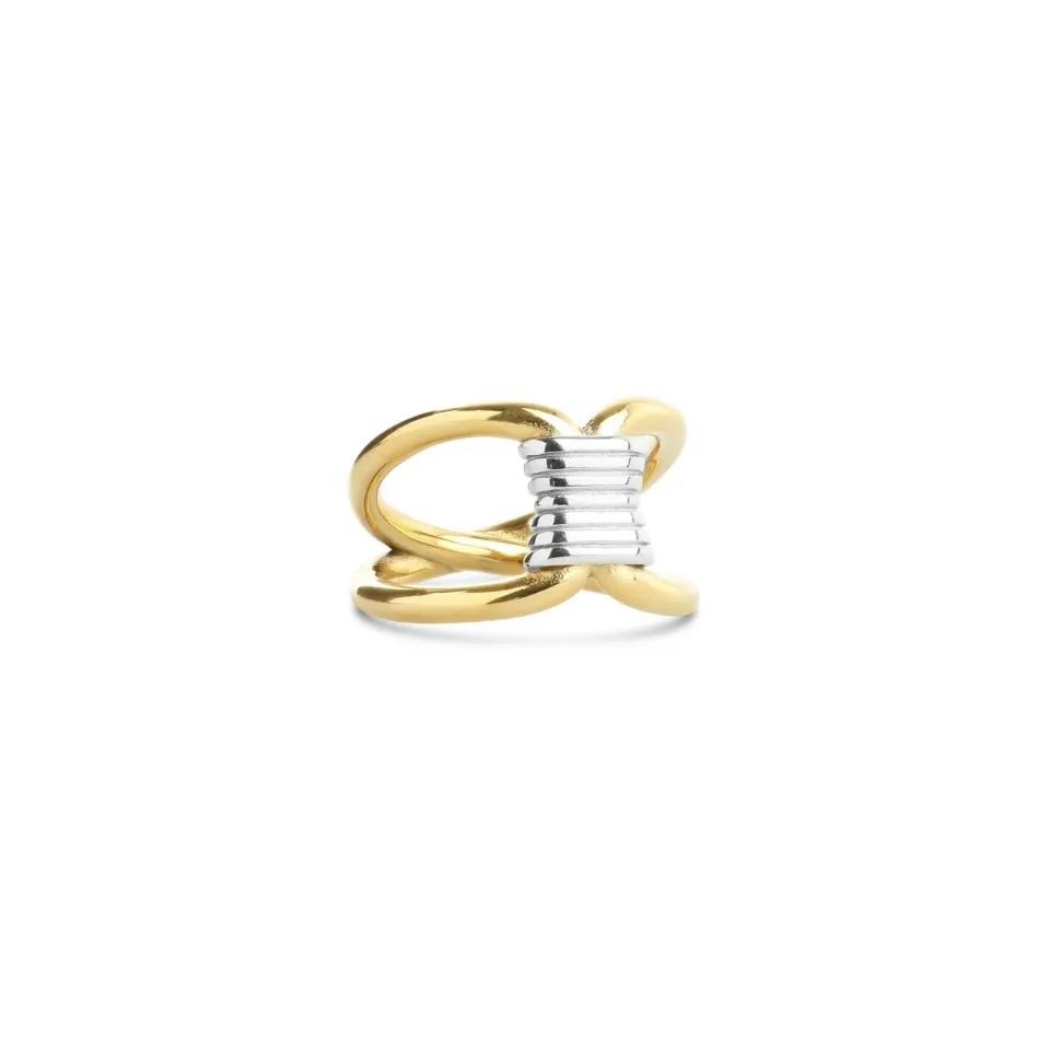 Timi of Sweden Enya totonering ring guld sølv vandtæt