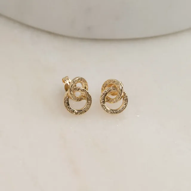Sisi Copenhagen Josefine Medium ørestikker 9 kt guld