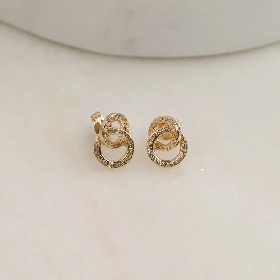 Sisi Copenhagen Josefine Medium ørestikker 9 kt guld