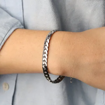 TIMI OF SWEDEN Cornelia chain armbånd forgyldt vandtæt