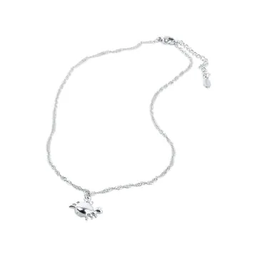 TIMI OF SWEDEN Clea Crab halskæde stål 38 cm