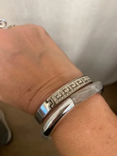 TIMI OF SWEDEN Margareta stavarmbånd blå resin