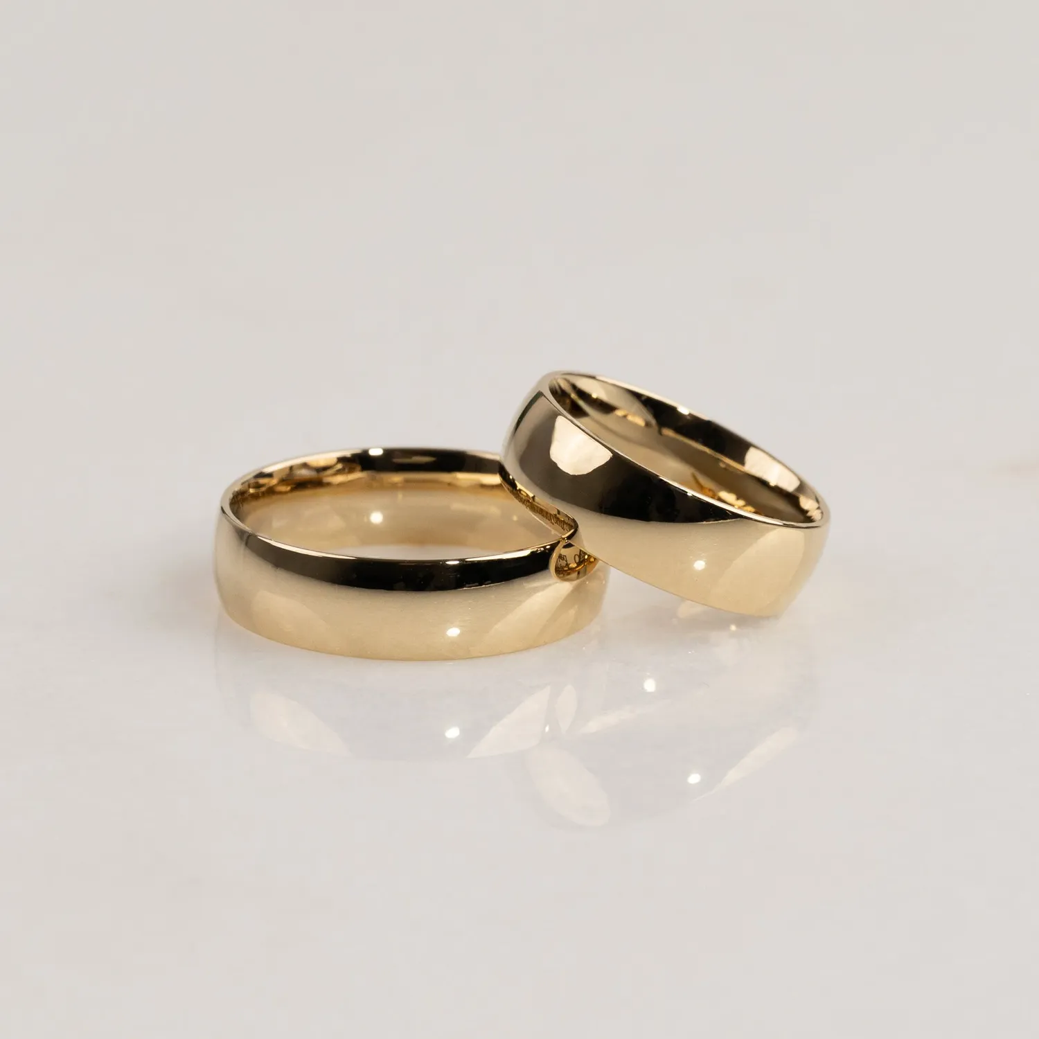 Sisi Copenhagen Oval Court vielsesring 6 mm guld