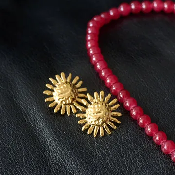 TIMI OF SWEDEN Estri øreringe 28 mm guld rustfrit stål