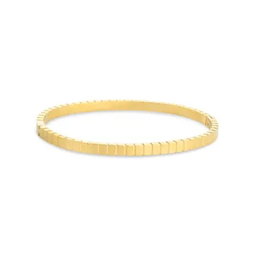 TIMI OF SWEDEN Meja Textured bangle armbånd stål