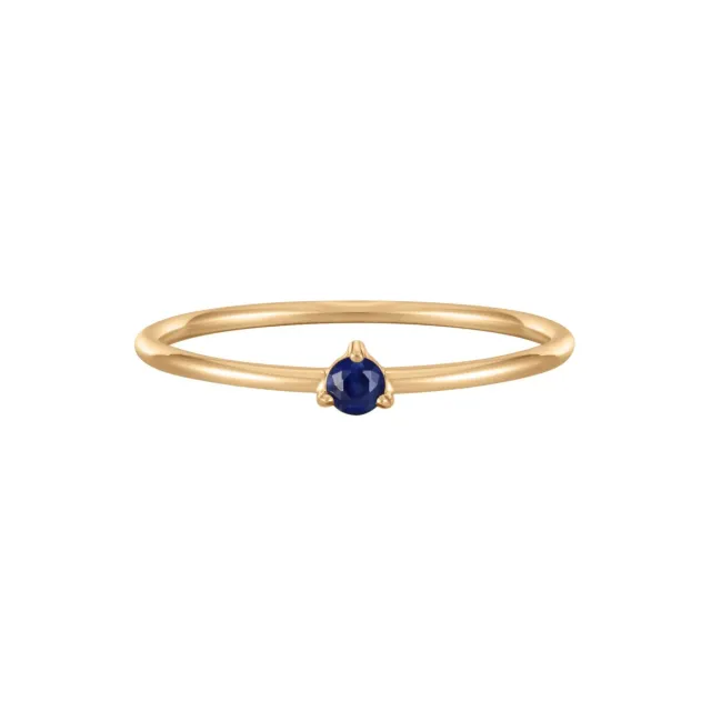 Bykjaergaard Fine ring 14 kt guld safir