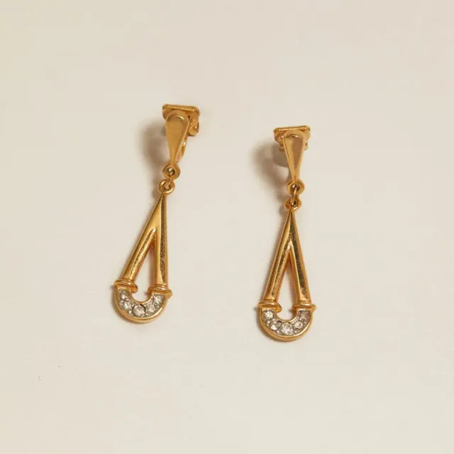 Orelia Vintage Crystal Teardrop øreringe forgyldt