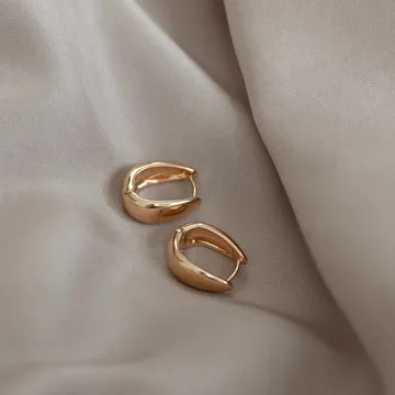 TIMI OF SWEDEN Classic Wide Hoop øreringe guld brede