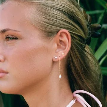 TIMI OF SWEDEN Essie ørestikker mini perle forgyldt