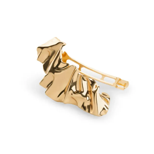 Timi of Sweden Gudrun hårspænde guld 77 mm legering
